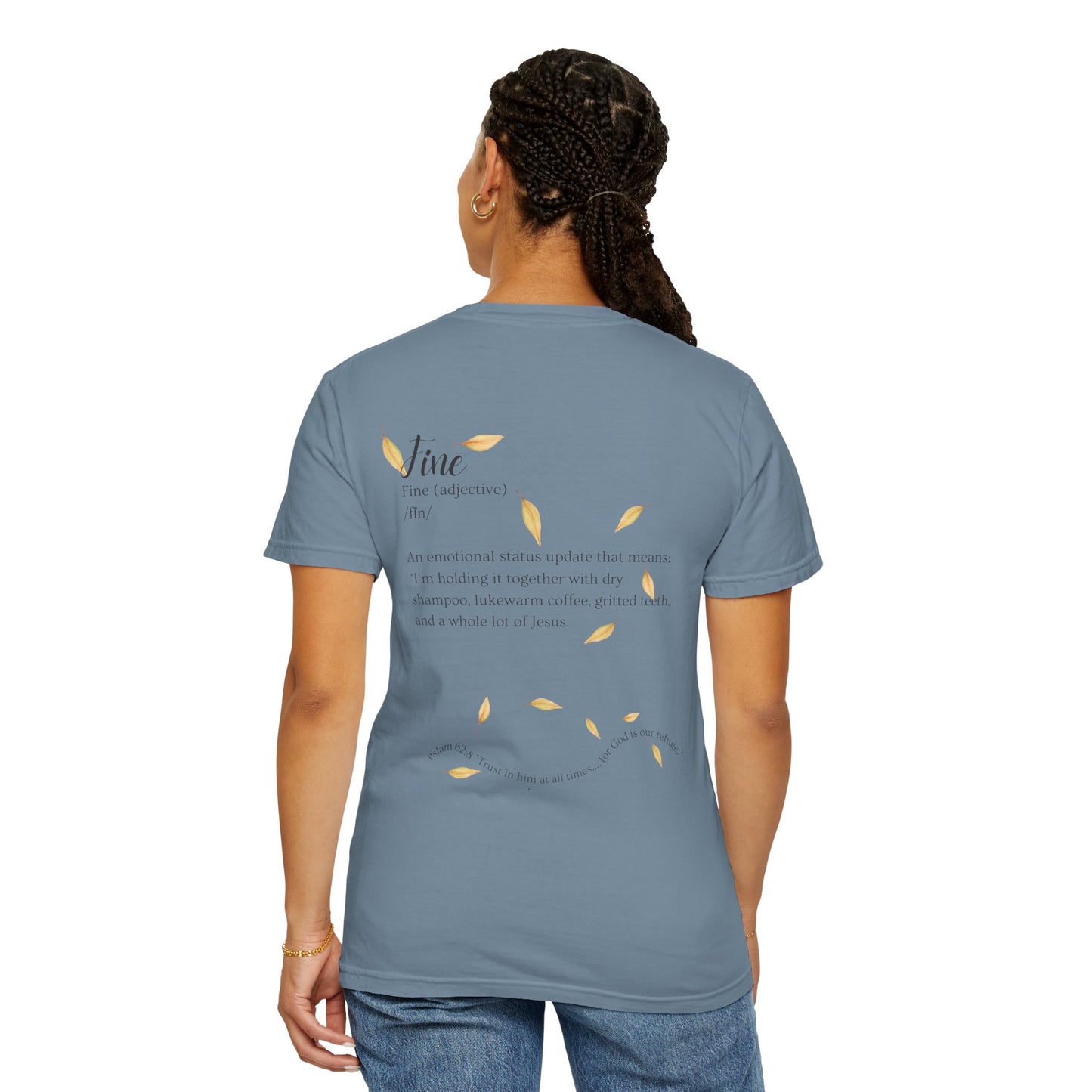 I'm Fine, It's Fine, Everything's Fine - 2025 Fall Retreat Black Font Tshirt