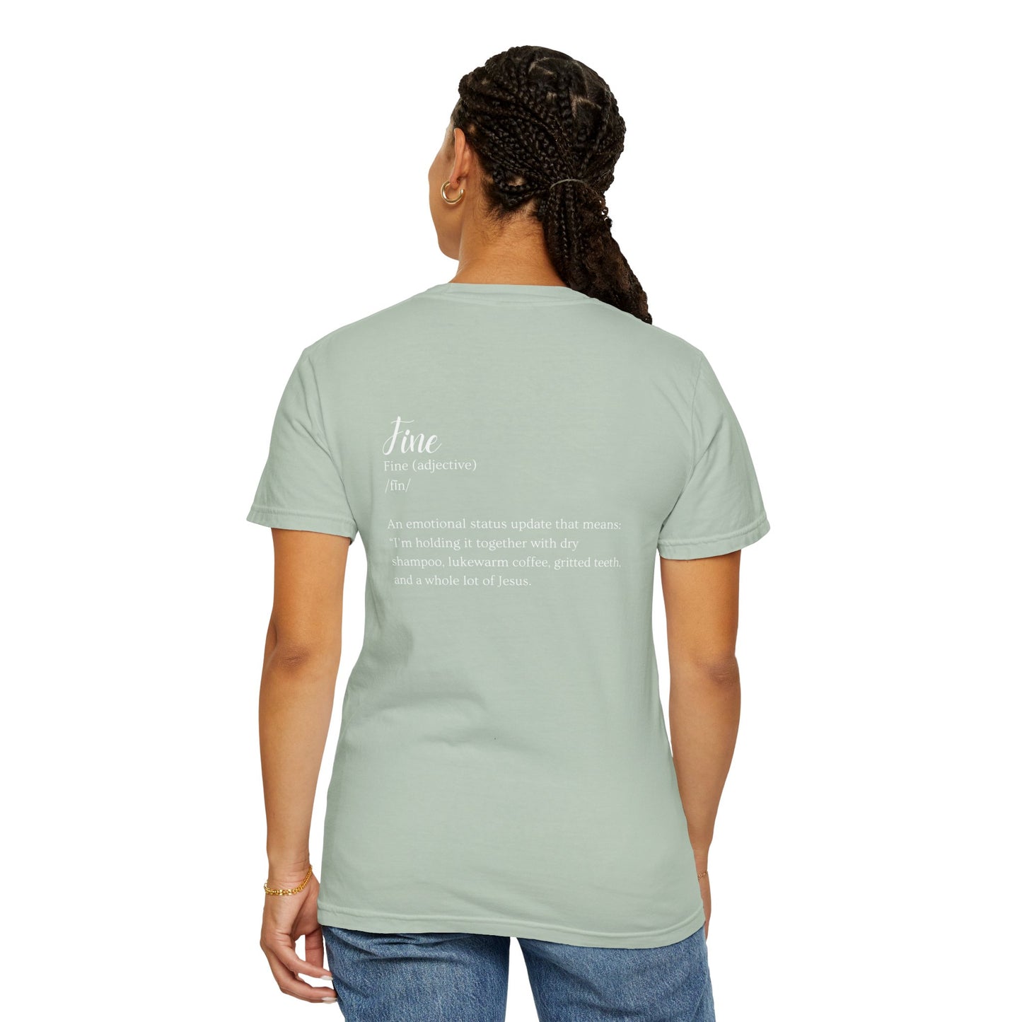 I'm Fine. It's Fine. Everything's Fine. - 2025 Fall Retreat Basic White Font T-shirt