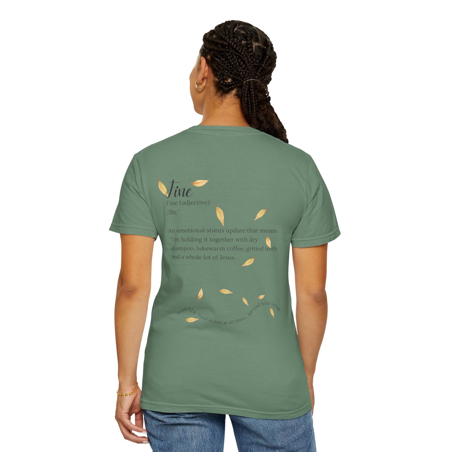 I'm Fine, It's Fine, Everything's Fine - 2025 Fall Retreat Black Font Tshirt