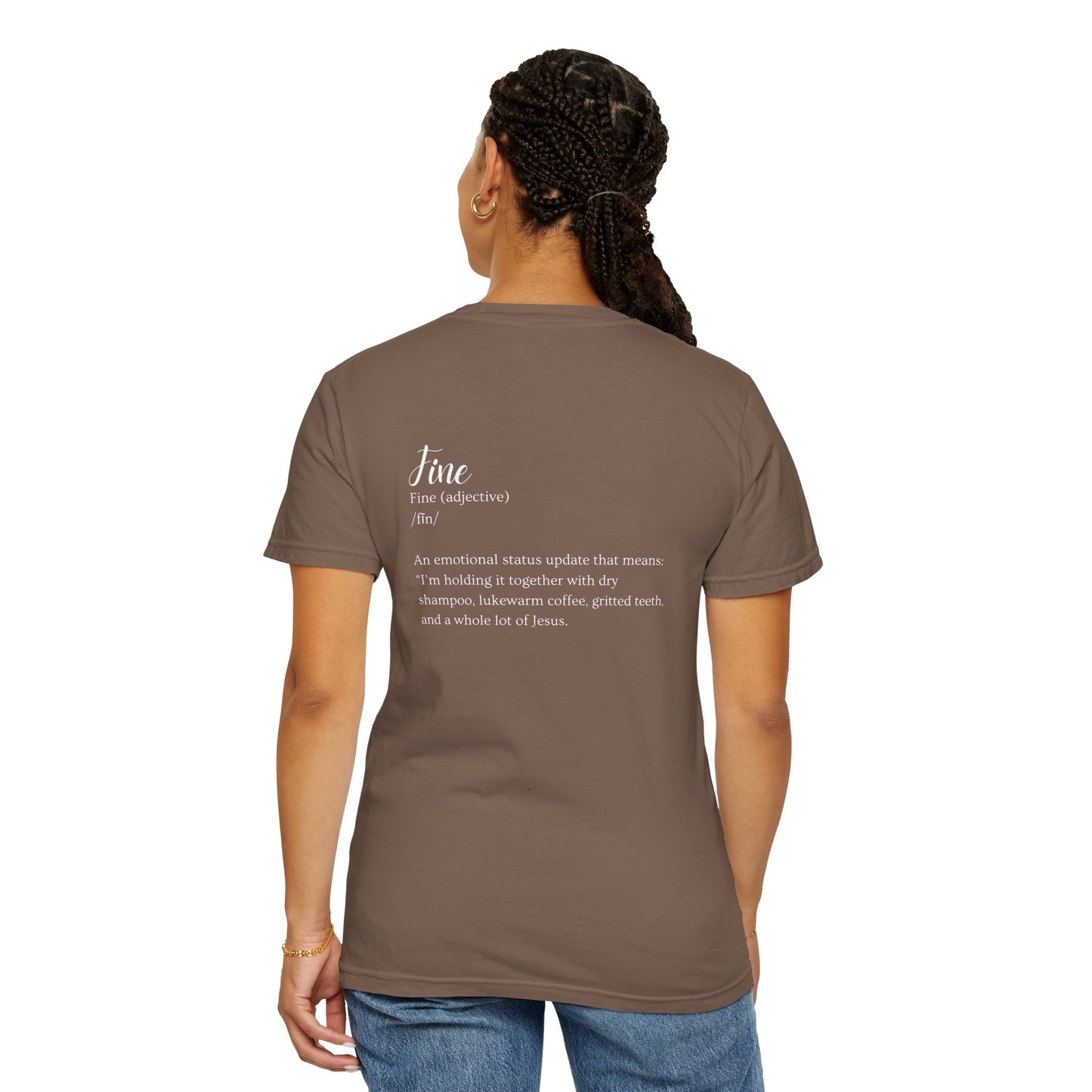 I'm Fine. It's Fine. Everything's Fine. - 2025 Fall Retreat Basic White Font T-shirt