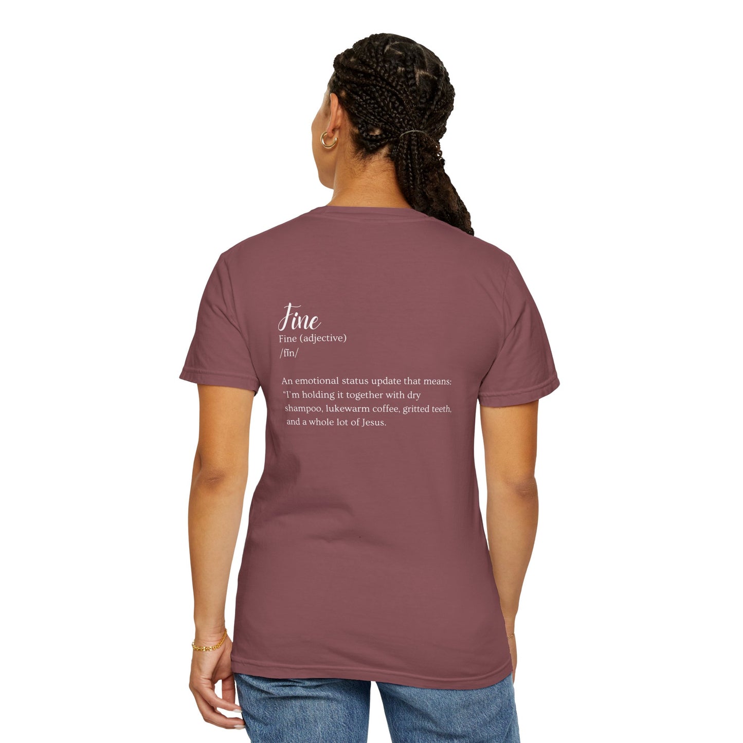 I'm Fine. It's Fine. Everything's Fine. - 2025 Fall Retreat Basic White Font T-shirt