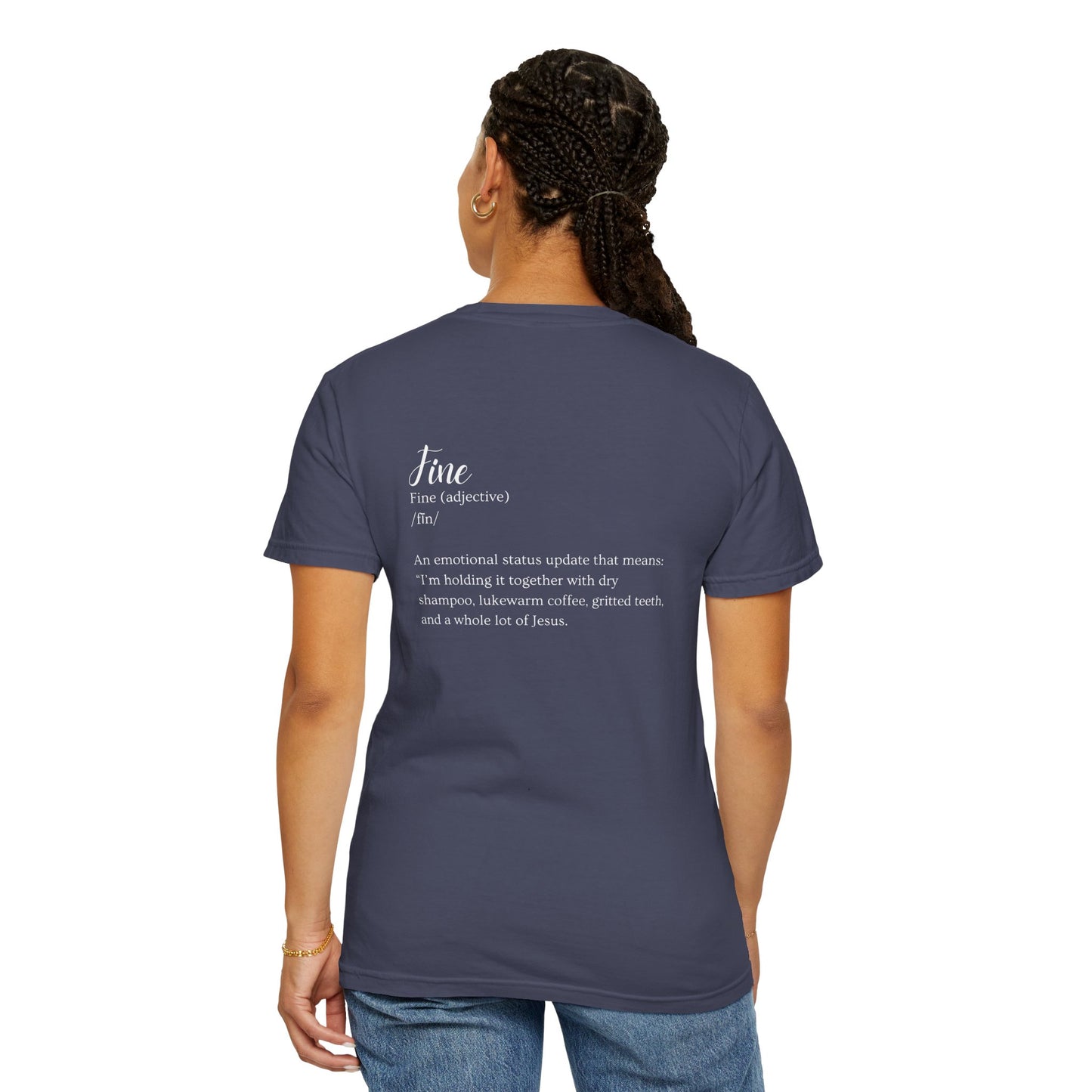 I'm Fine. It's Fine. Everything's Fine. - 2025 Fall Retreat Basic White Font T-shirt