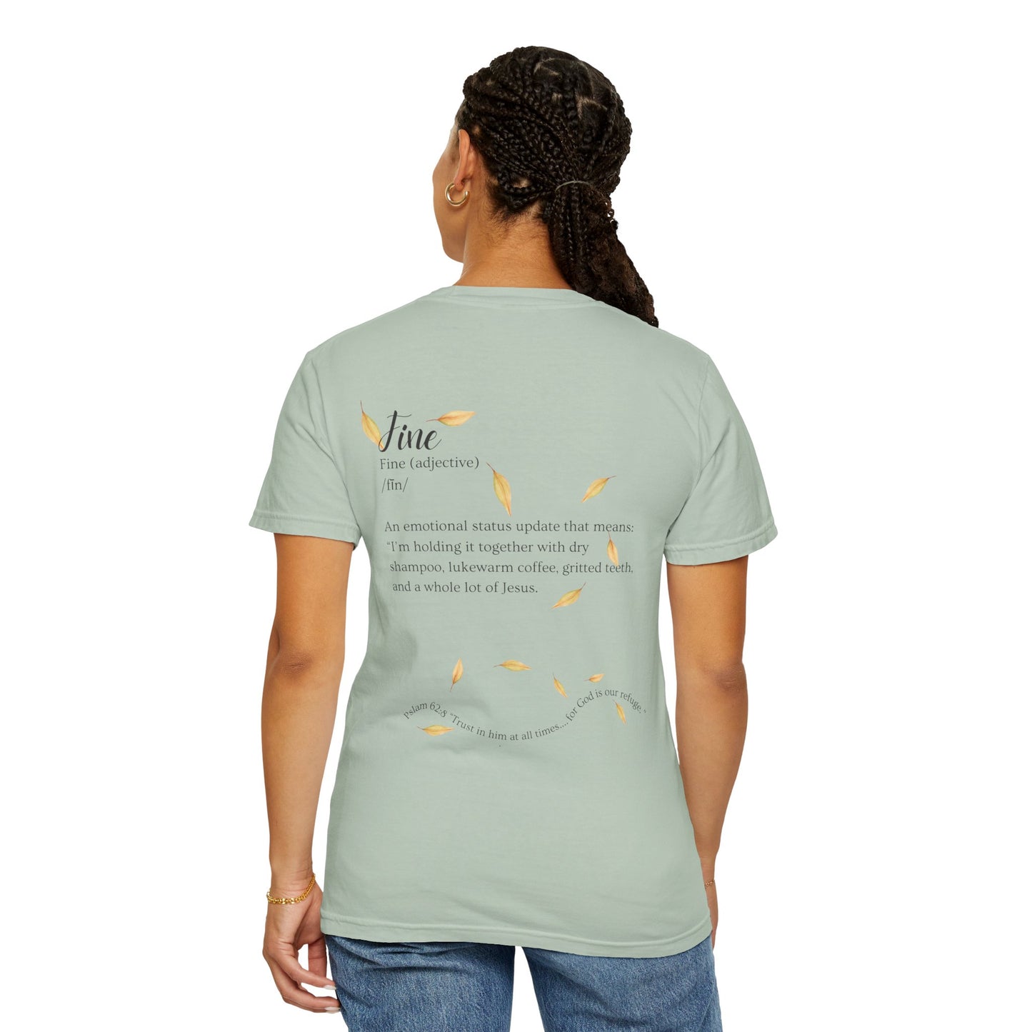 I'm Fine, It's Fine, Everything's Fine - 2025 Fall Retreat Black Font Tshirt