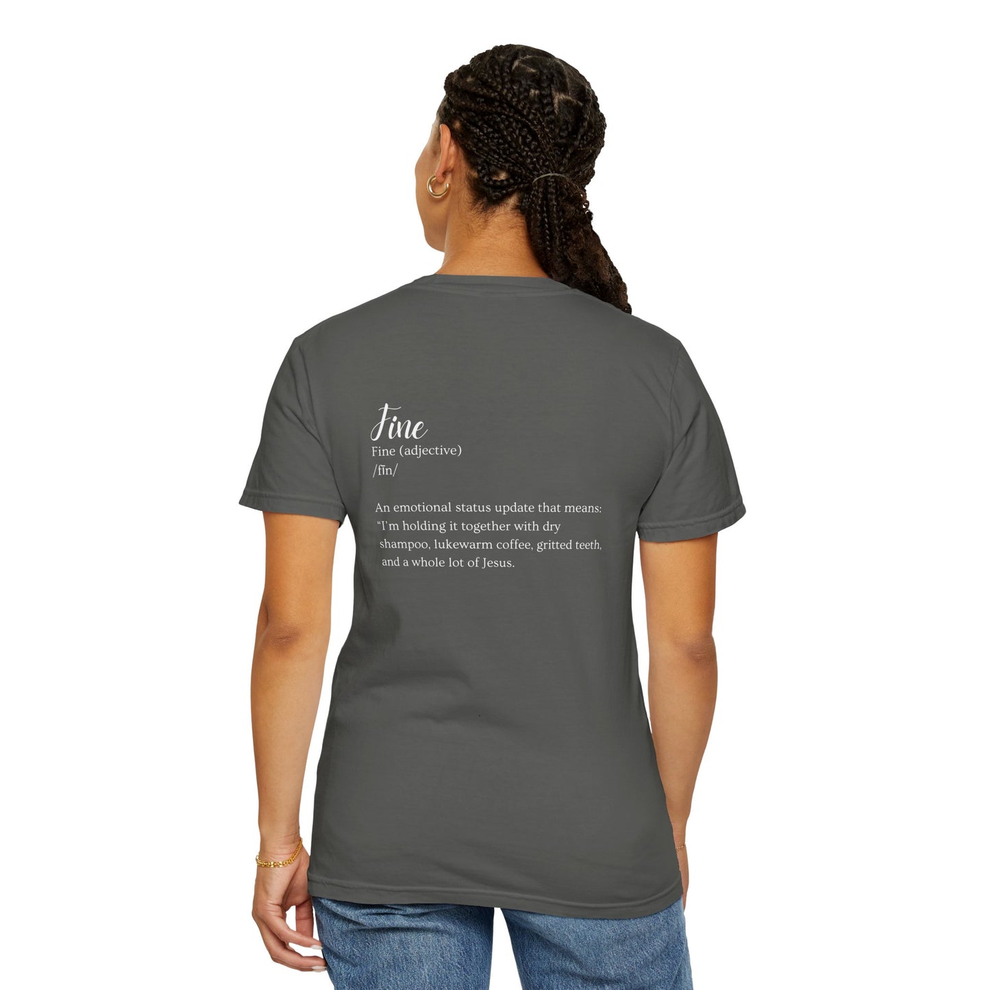 I'm Fine. It's Fine. Everything's Fine. - 2025 Fall Retreat Basic White Font T-shirt
