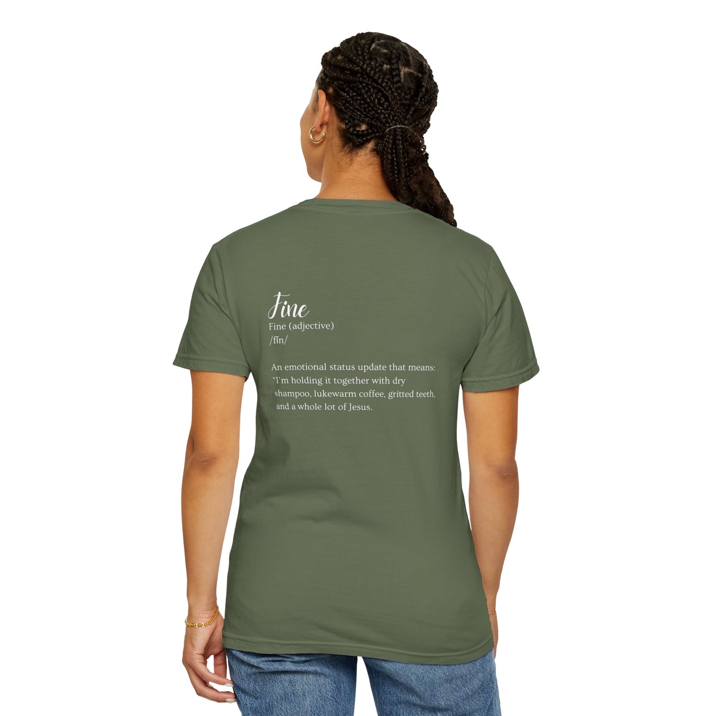 I'm Fine. It's Fine. Everything's Fine. - 2025 Fall Retreat Basic White Font T-shirt